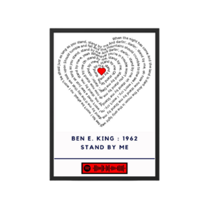 Portrait Framed Art Print Ben E. King - Stand by Me