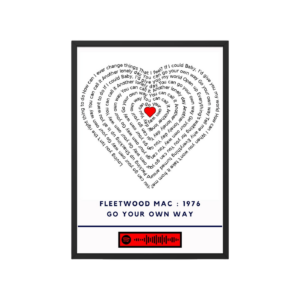 Portrait Framed Art Print Fleetwood Mac - Go Your Own Way