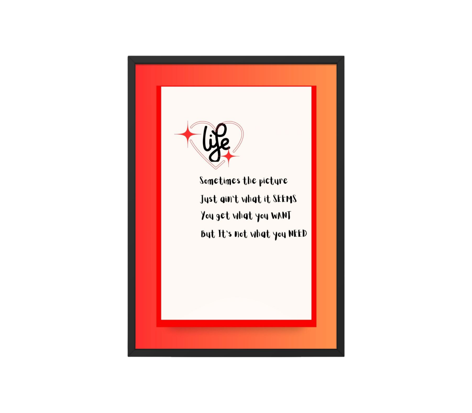 Portrait Framed Art Print Stevie Nicks - Ain't What it Seems