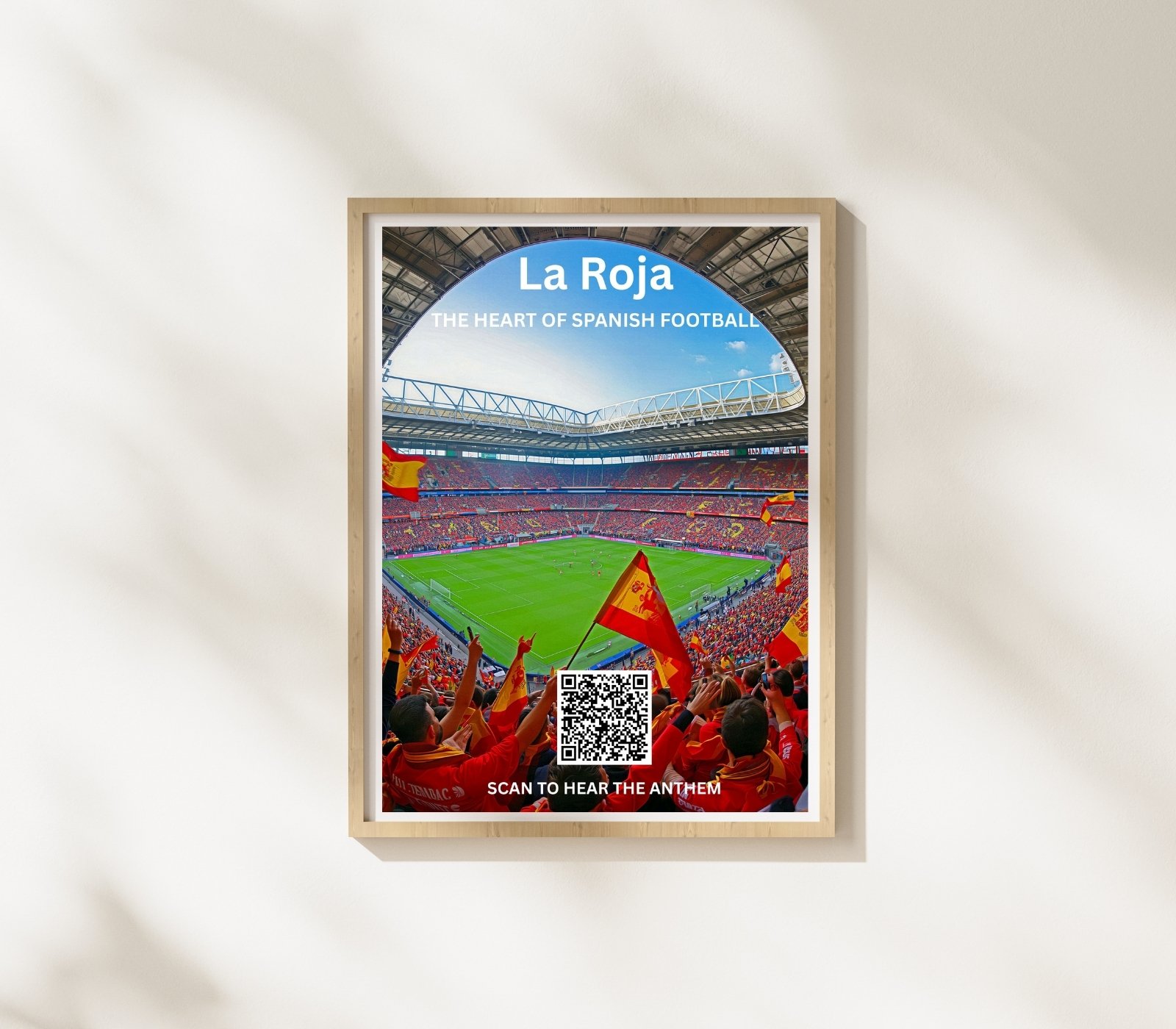 Portrait Framed Art Print Spain FC Anthem