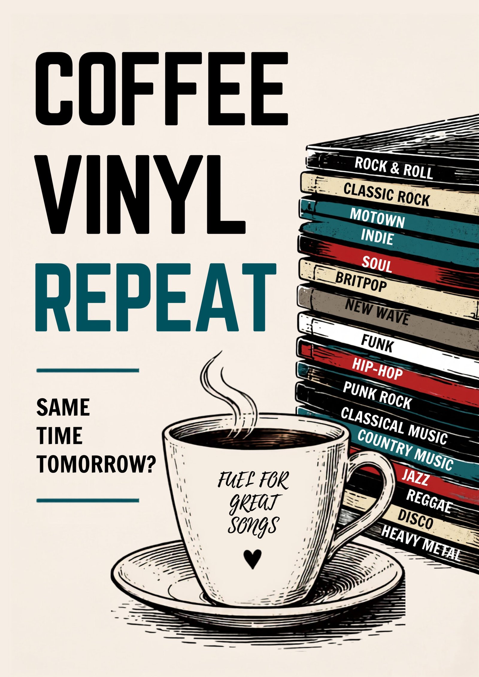 Coffee, Vinyl, Repeat - Image 2