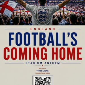 Portrait Framed Art Print England FC Anthem - alternate view