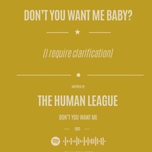 The Human League – Don’t You Want Me - alternate view